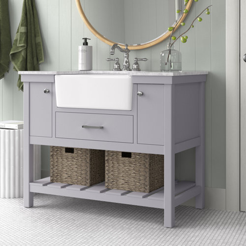 42 Inch Gray Bathroom Vanities You'll Love | Wayfair